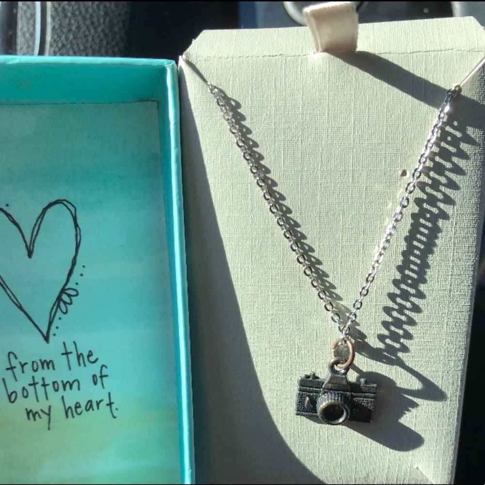 Sterling Silver Camera necklace